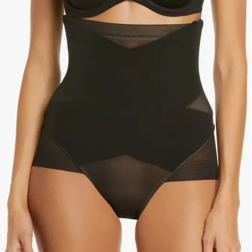 HONEYLOVE SUPER POWER BRIEFS medium black  (runway) New no tags